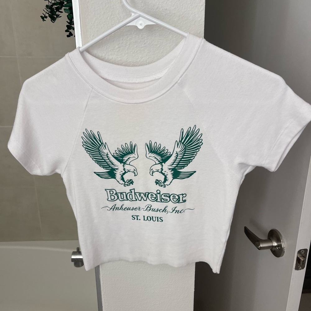 Vintage Budweiser crop top